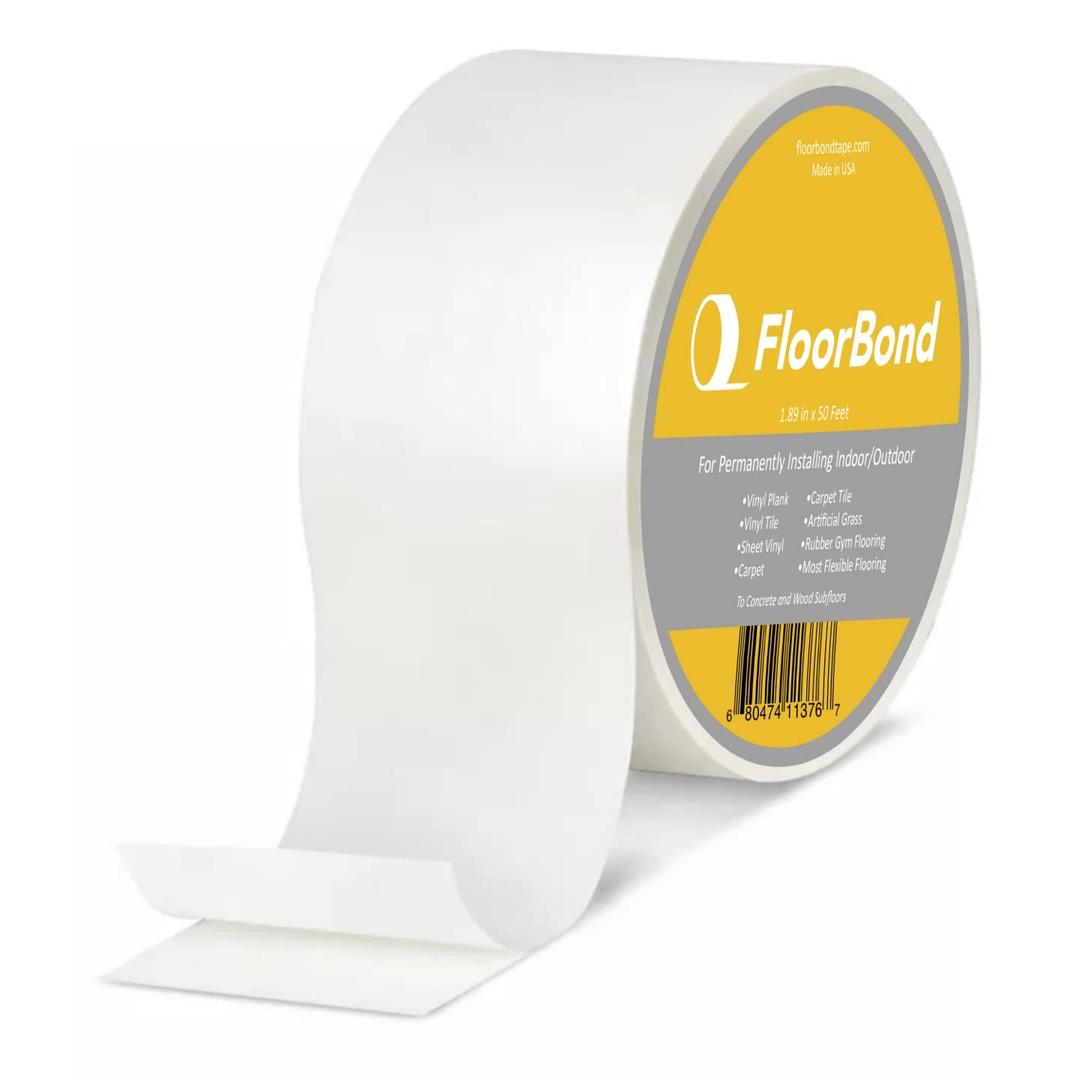 Double-Sided Tape for Installing Flexible Flooring (Vinyl, Carpet, Gym Flooring, Artificial Grass)