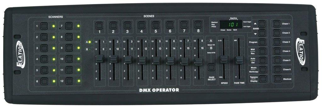 adjProducts, DMX Operator, 192-Channel DJ DMX 512 with 6 Chase Programs and 8 Fade Switches