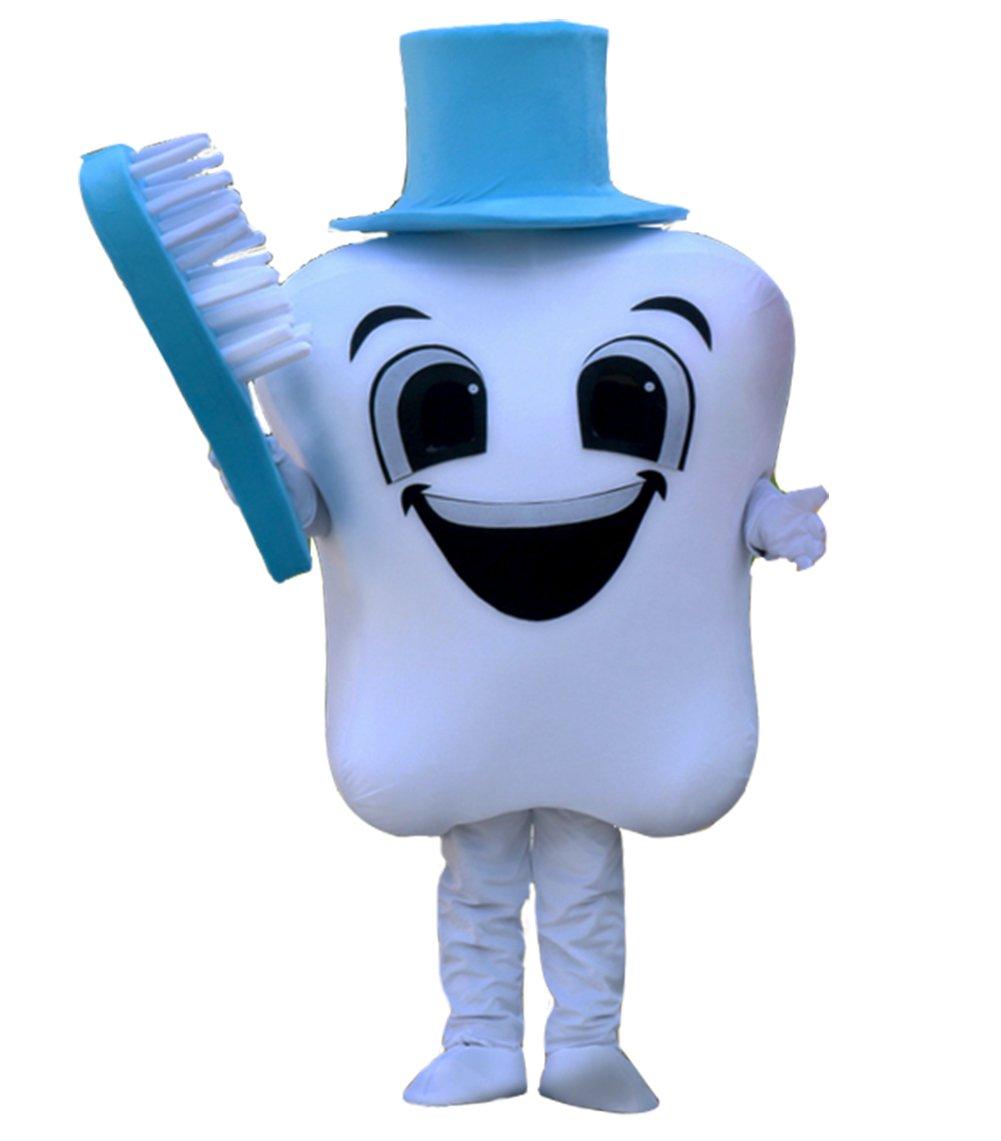 Huiyankej Tooth Mascot Costume Tooth Costume