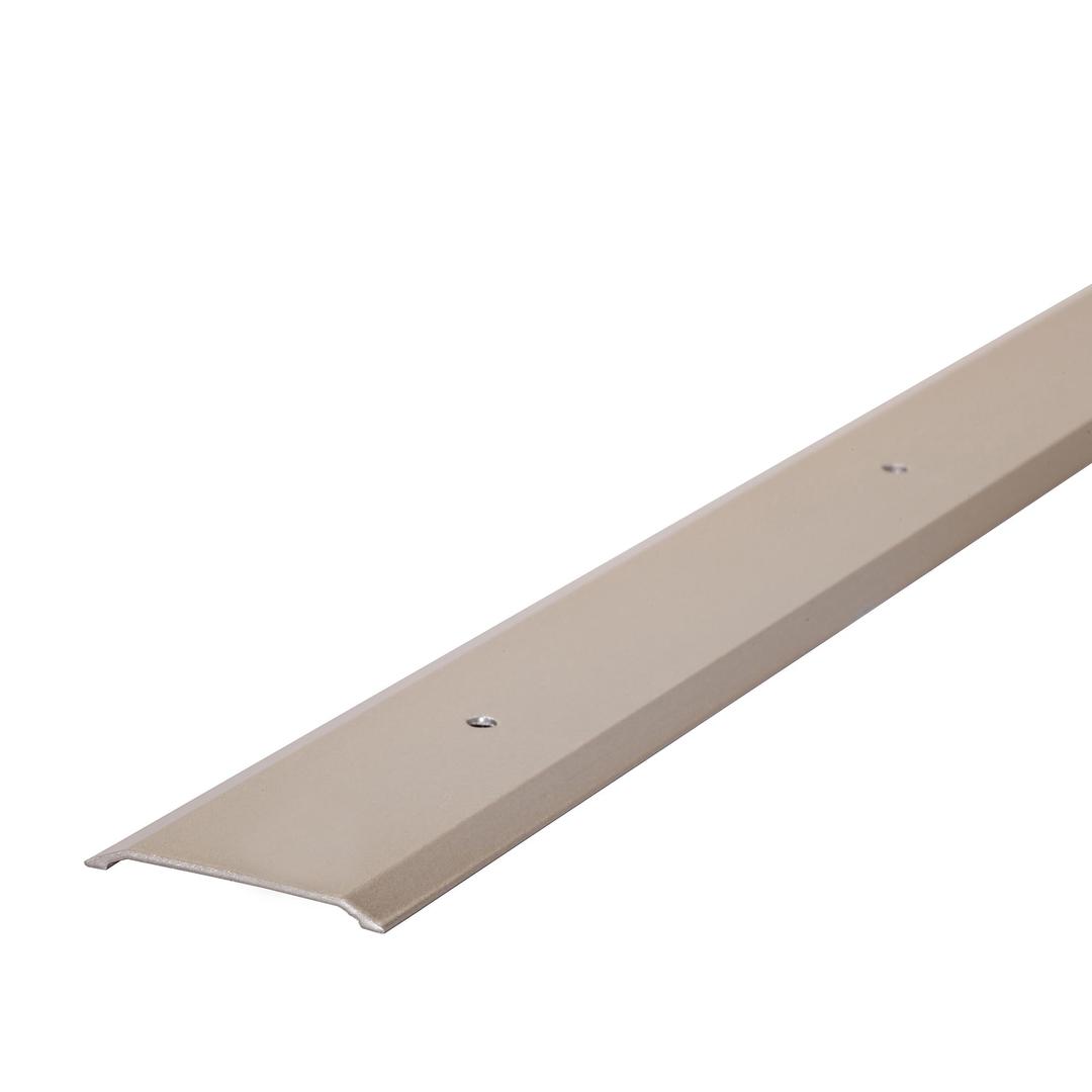 1-3/4 in. x 1/8 in. x 36 in. Satin Nickel Aluminum Flat Profile Threshold for Interior Doorways