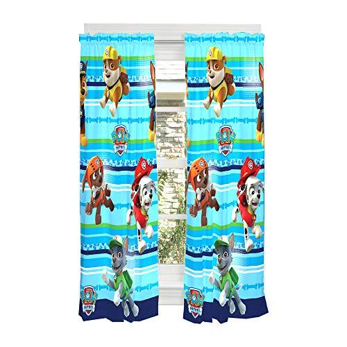 Franco Kids Window Curtain Panels Drapes Set, 82" x 63", Paw Patrol