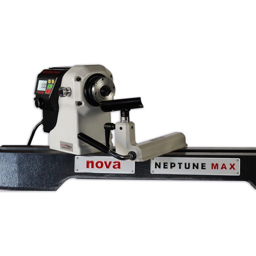 Nova55710 Neptune Max 15 in. DVR Floor Lathe with Stand