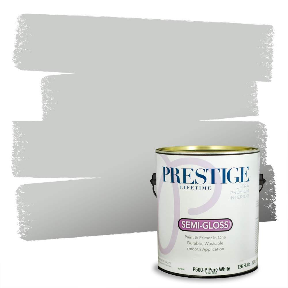 PRESTIGE Paints Interior Paint and Primer in One, 1 Gallon, Semi-Gloss, Sea Wall