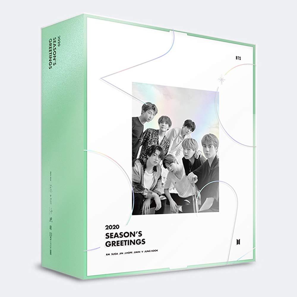 BTS 2020 SEASON’S GREETINGS Making DVD+Desk Calendar+Ring Diary+ID Photo Set+Mini Poster Set+Photo Lenticular+Greeting Message Card SET+Selfie Sticker Set+SPECIAL BTS GIFT+TRACKING CODE