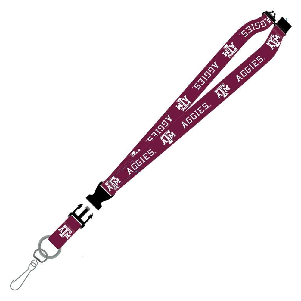 NCAA Collegiate Team Lanyard with Breakaway Key Ring