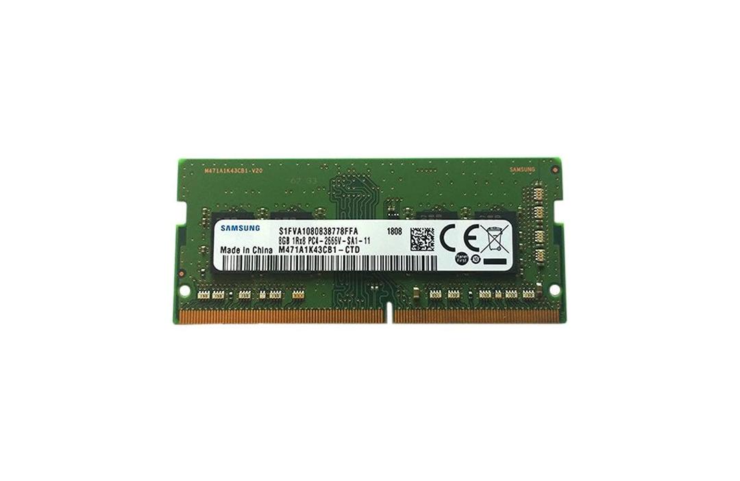 SAMSUNGM471A1K43CB1-CTD 8GB DDR4 PC4-21300, 2666MHZ, 260 PIN SODIMM, 1.2V, CL 19 laptop ram memory module