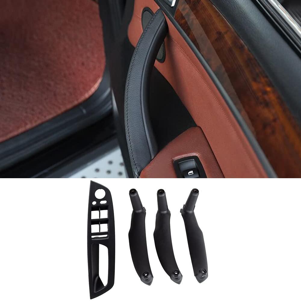 Car Door Handle for BMW X5 X6 E71 E70 2007-2013 Interior Door Handles Replace Cover Car Door Handle Accessories (Black)