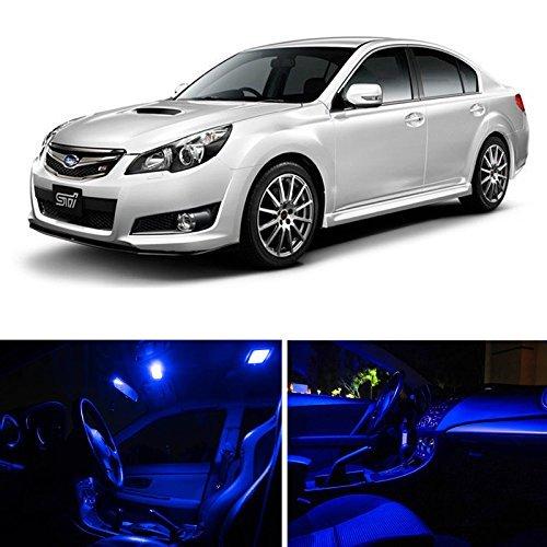 LEDpartsNow Interior LED Lights Replacement for 2004-2014 Subaru Legacy Accessories Package Kit (8 Bulbs), BLUE