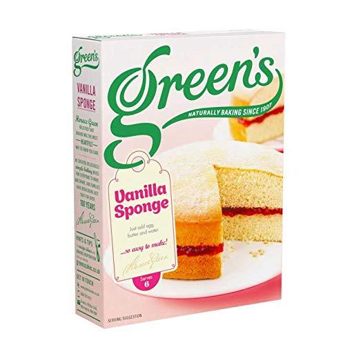 Green's Classic Vanilla Sponge Cake Mix - 221g - Pack of 2