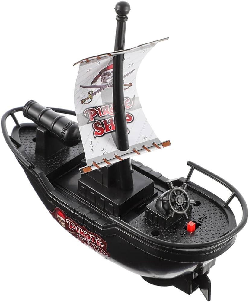 Bath Pirate Boat Pool Toys, Pirate Yacht Toy in Bath tub, for Kids Pool Toys