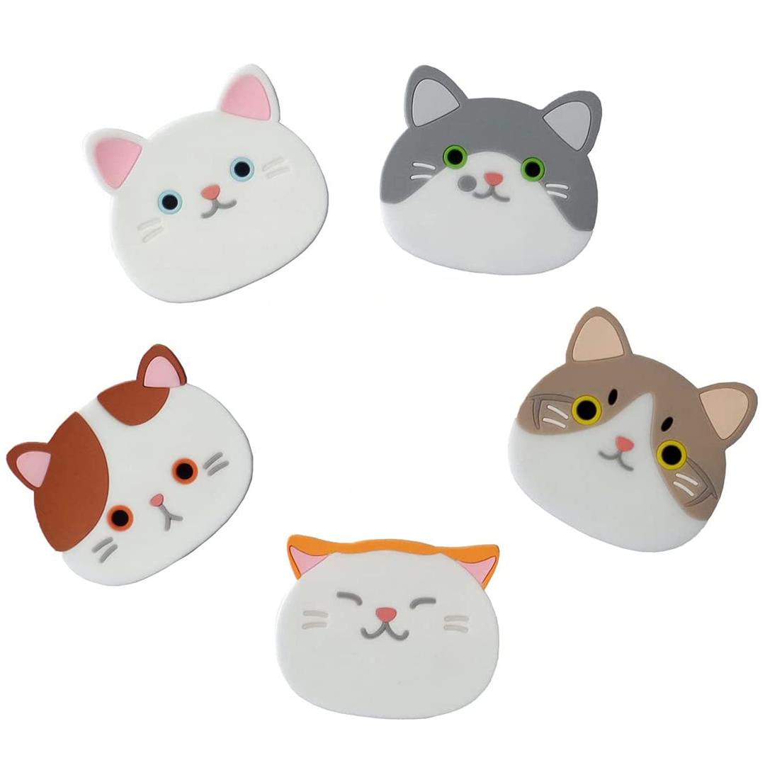 YunKo Cat Cup Mat Silicone Rubber Coaster