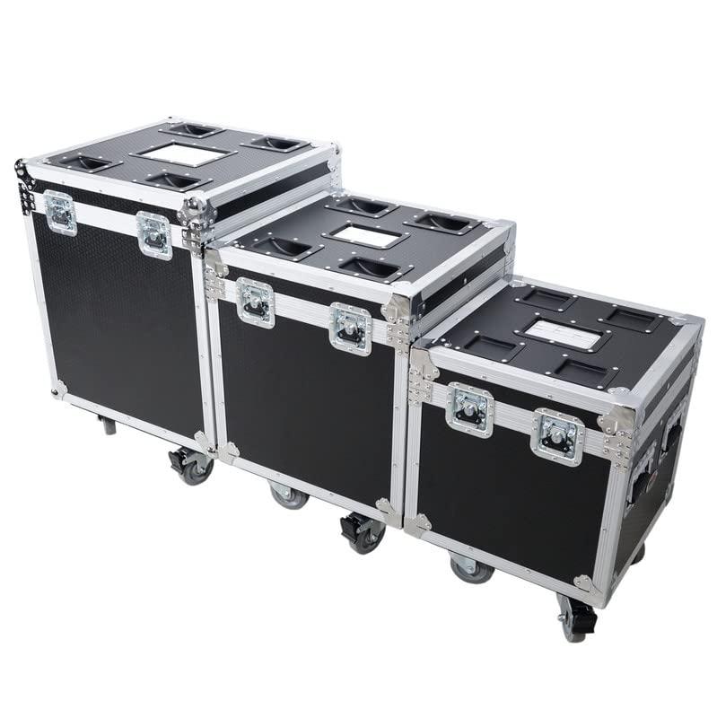 ProX XS-UTL49 PKG3 Package of 3 Utility ATA Flight Travel Storage Road Case – Includes 1-Large 1-Medium 1-Small Size with 4" Casters