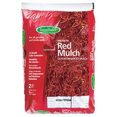 123458 Green Thumb Mulch, 2 cu. ft., Red