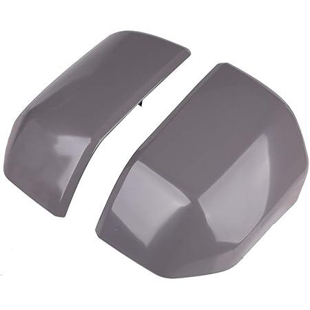 Mirror Cover Caps Compatible with Ford F150 2015 2016 2017 2018 2019 2020 Door Rear View Upgrade (Gray)