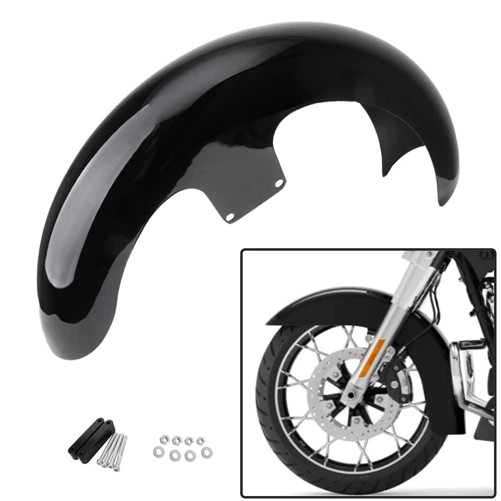 21" Motorcycle Front Fender Wheels Wrap Front Fender Front Mudguard Compatible Fits for Harley Custom Baggers Glide Touring Road King Electra Glide Street Glide