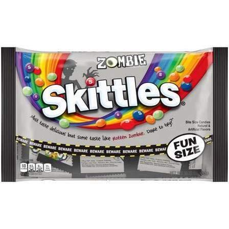 SKITTLES Halloween ZOMBIE MIX Fun Size Candy, 10.72 oz. (1)