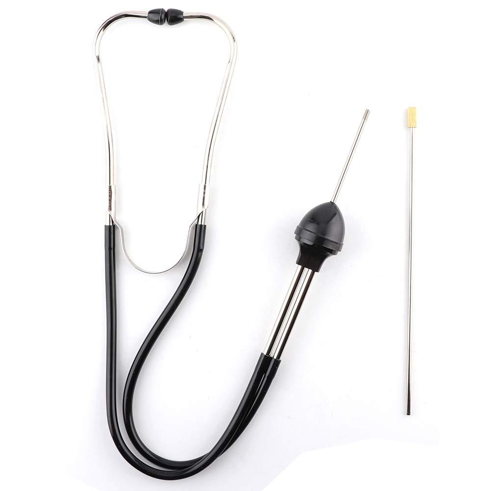 Car Mechanic Stethoscope - Auto Mechanics Cylinder Stethoscope Car Engine Diagnostic Tool Hearing Tool Machinery Internal Noise Detection Stainless Steel Cylinder Stethoscope Repair