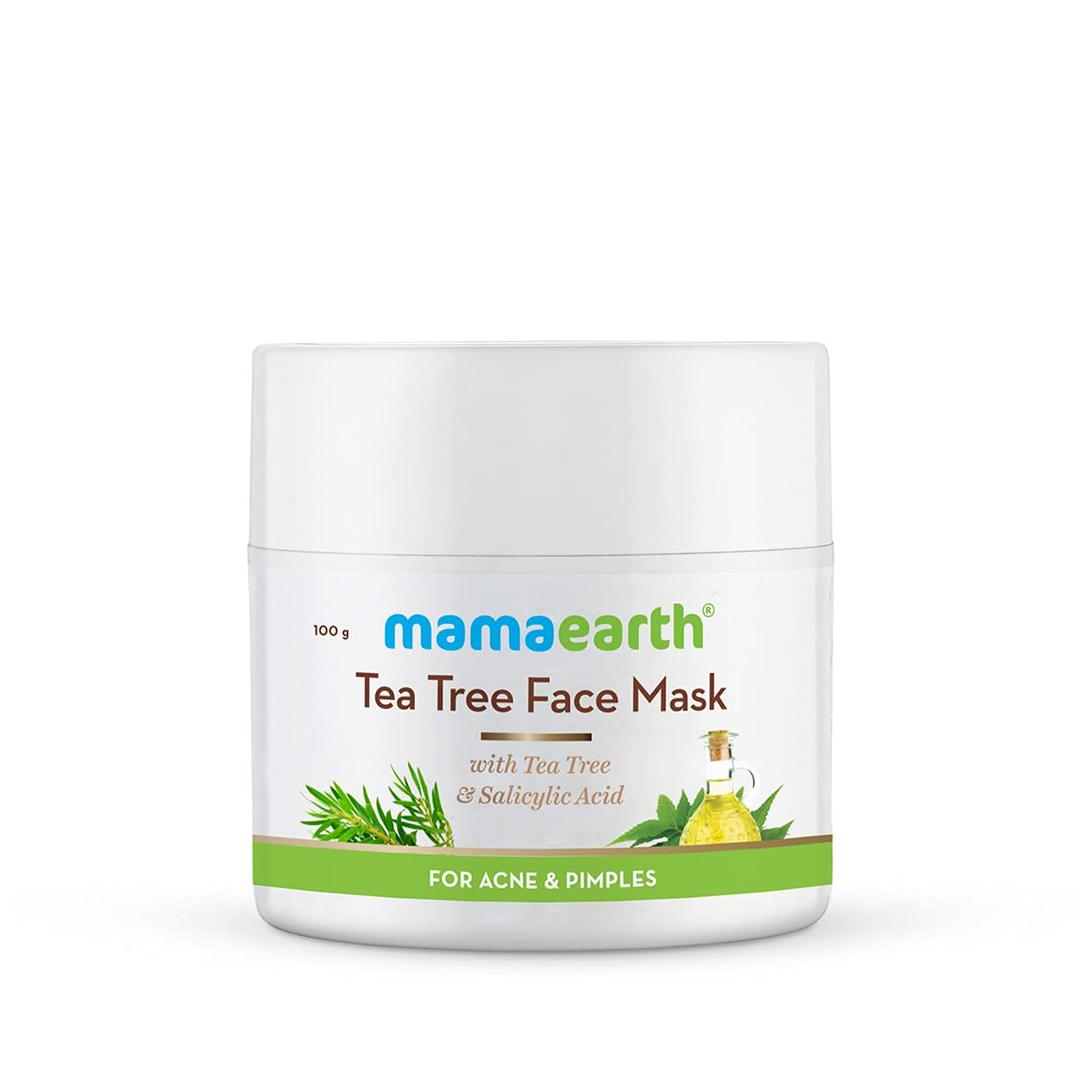 Mamaearth Tea Tree Face Mask for Acne, with Tea Tree & Salicylic Acid for Acne & Pimples - 100g