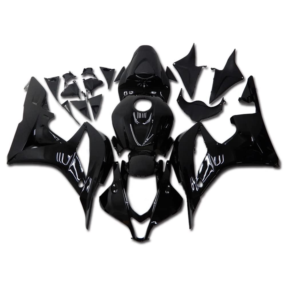 NT FAIRINGGlossy Black Fairing Fit for HONDA 2007 2008 CBR600RR CBR 600RR New Injection ABS Plastics Bodywork Body Kit Bodyframe Body Work 07 08