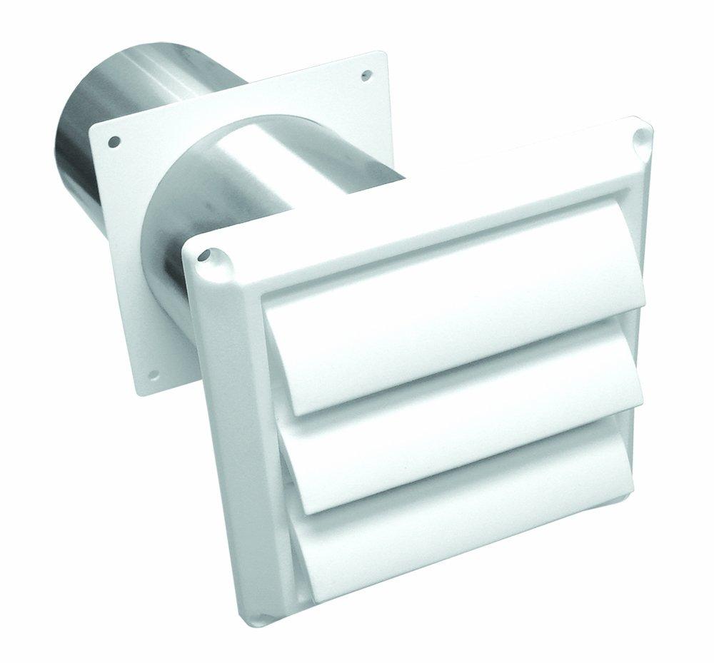 LambroWhite 4-inch Plastic Louvered Vent (267W)