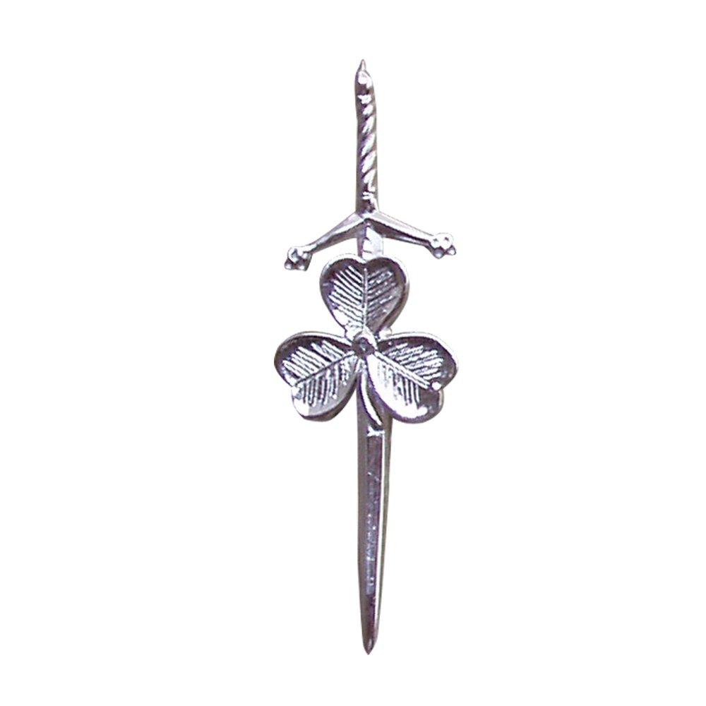 AARShamrock Kilt Pin Highland Scottish Celtic Design Kilt Accessory