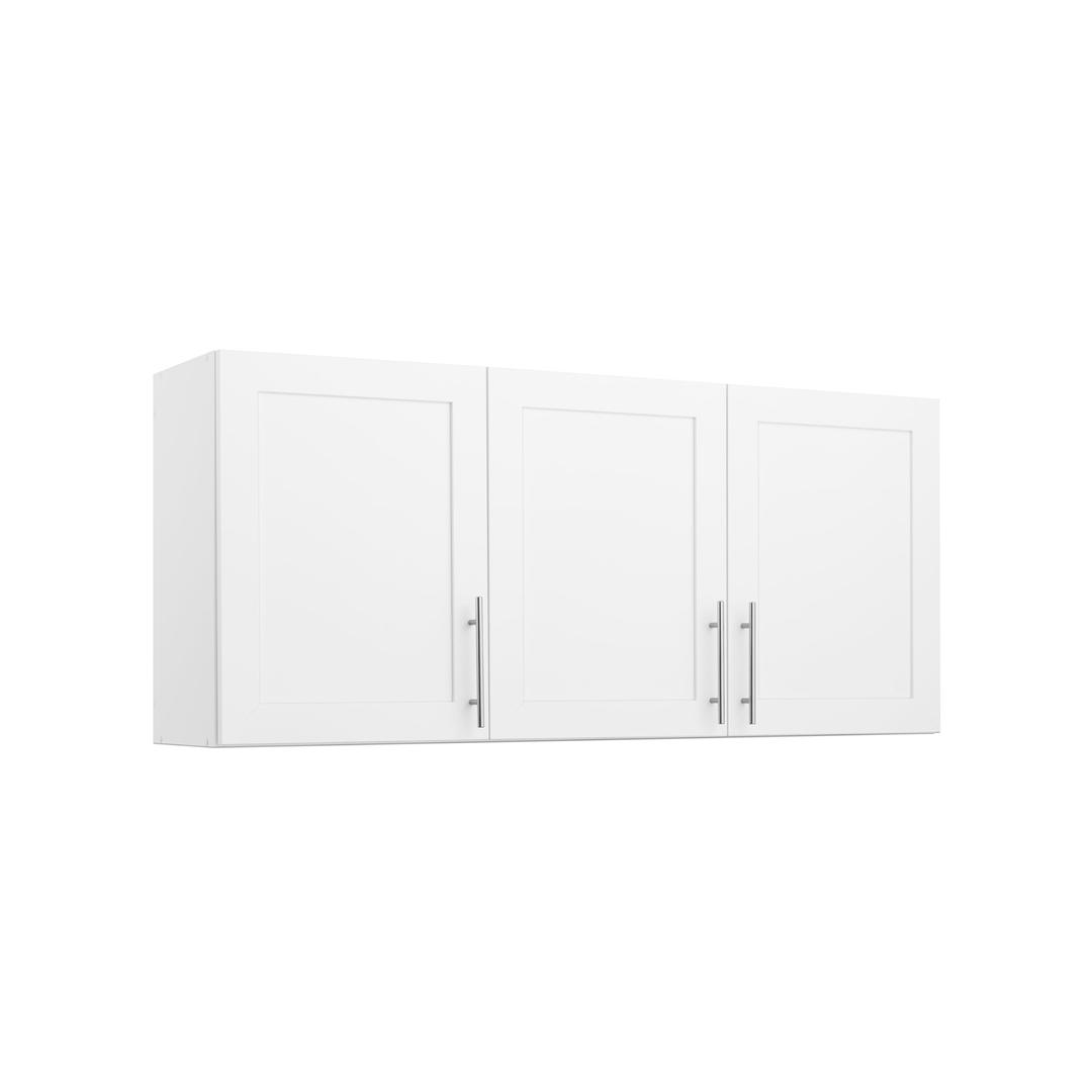 Prepac Elite Wall Panel Doors, White Storage, Bathroom, Pantry Cabinet with with 1 Adjustable Shelf, 12.75" D x 54" W x 24" H