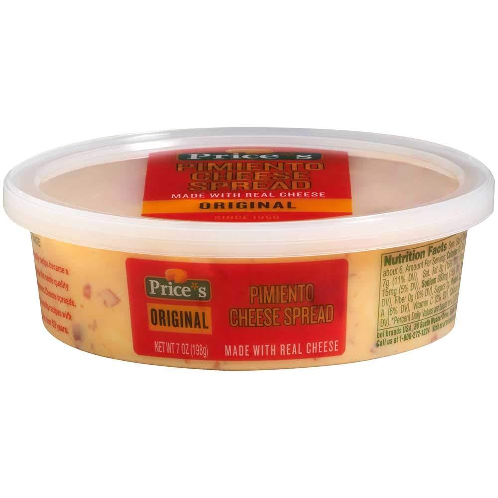 Prices Pimento Cheese Spread, 7 Ounce Cup -- 12 per case.