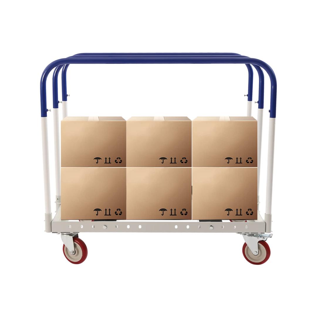 Steel Panel Truck, Planks Cart Trolley, Steel Panel Truck Trolley 1000 Lbs Heavy Duty, Panel Dolly Cart with 4 Wheels, Material Transport Equipment for Transport Heavy Objects, Planks, Sheetrock