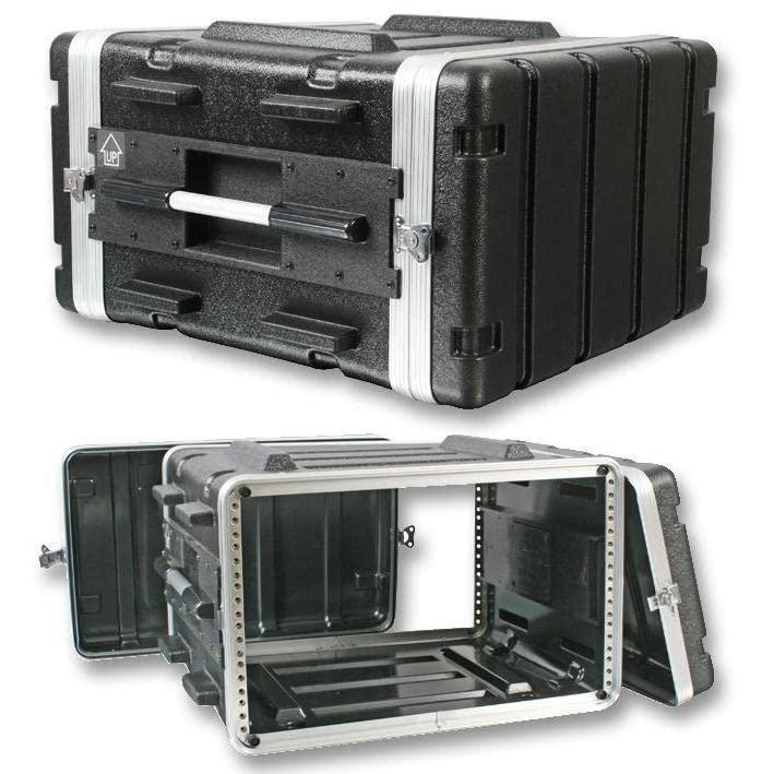 Stackable 17" Depth, 19" ABS Rack Flight Case (6U)