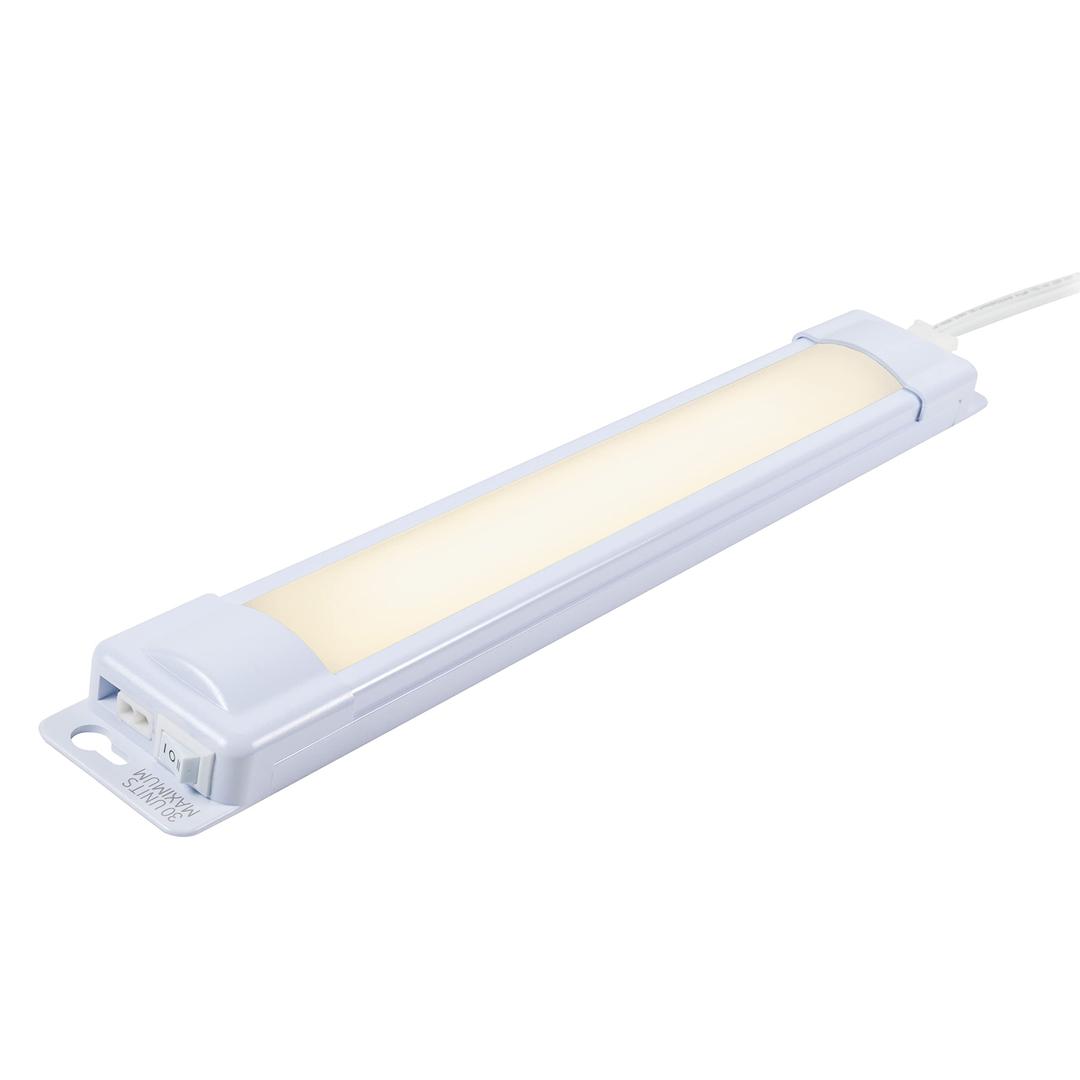 EnbrightenPremium Linkable Under Cabinet Fixture, 12in, LED, Linkable, 415 Lumens, 3000K Bright White, 38845-T1