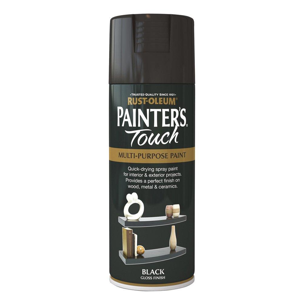 Rust-OleumAE0040026E8 400ml Painter's Touch Spray Paint - Gloss Black