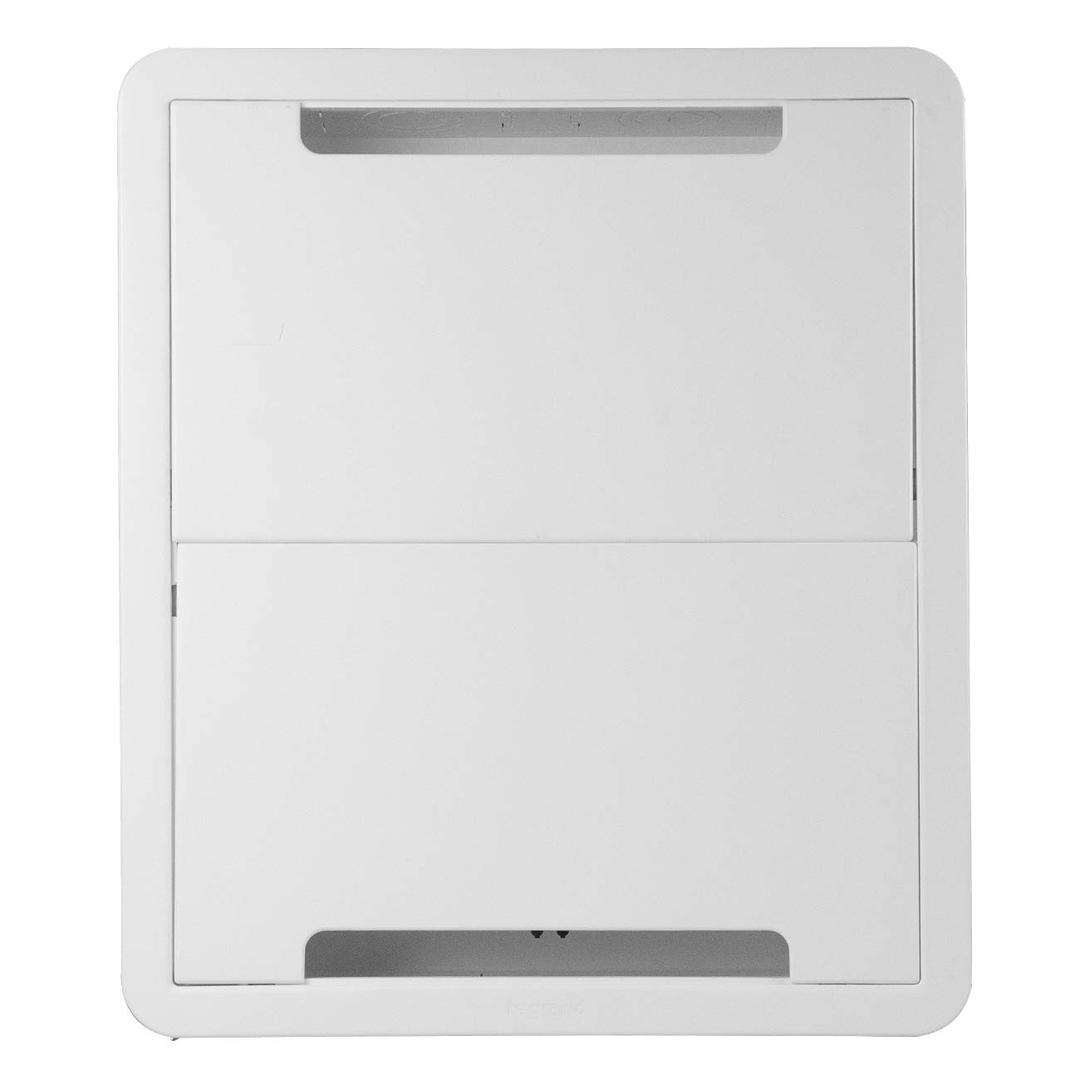 Legrand - OnQ 17 Inch Media Enclosure, Wall Cable Management Organize System Devices, Home Networking Panel Dual Purpose In Wall Enclosure for Device Storage, Media Box, White, ENP1705NAV1