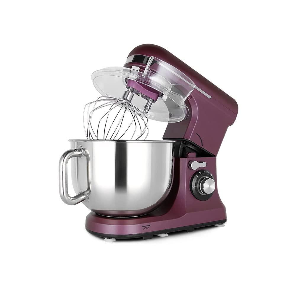 Stand Mixer Stand Mixer,7L 600W 8 Speed Kitchen Electric Mixer-Safe Dough Hook, Wire Whisk,Beater, Stainless Steel Bowl for Baking, Cake for Baking Electric Kitchen Mixers (Color : Purple)