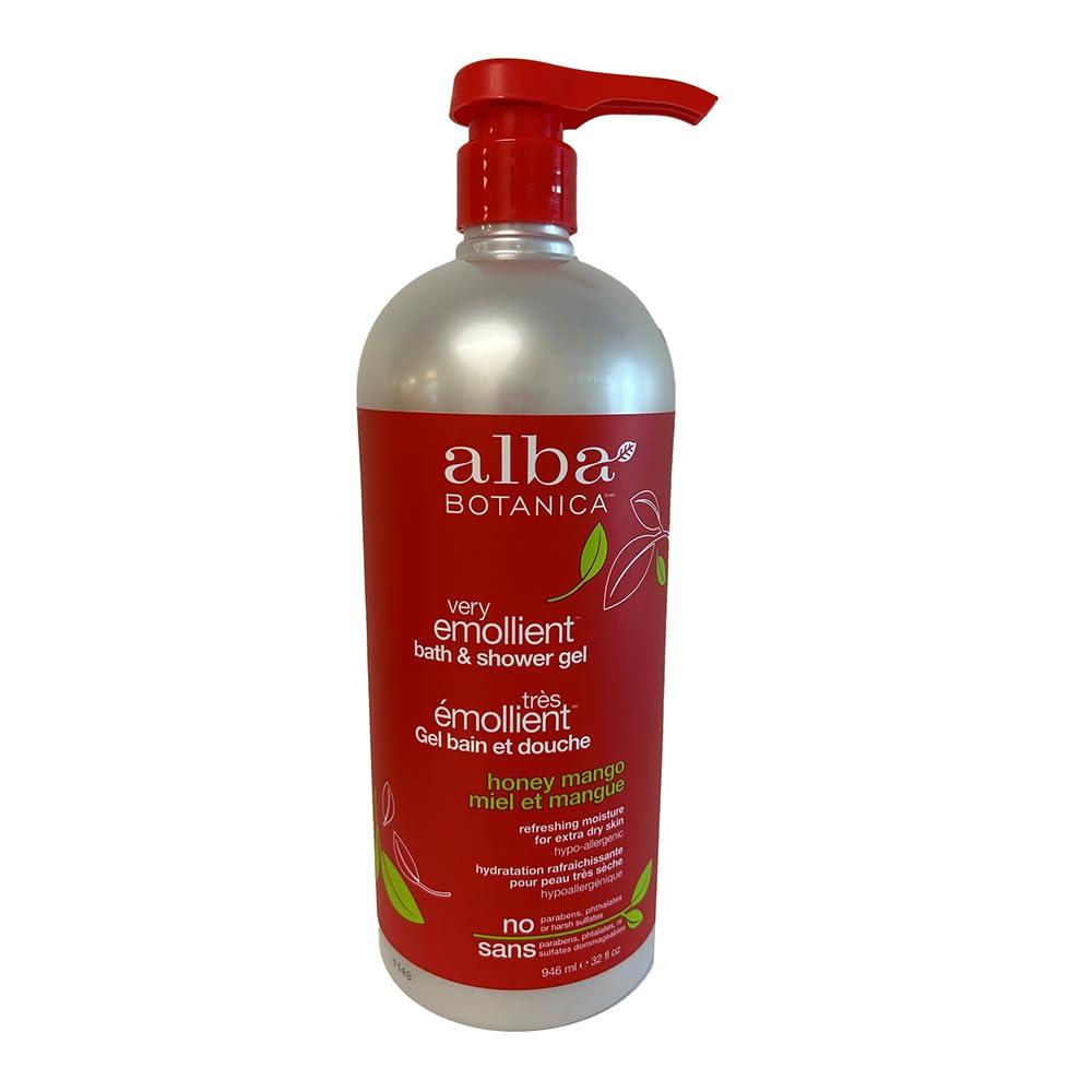 Alba BotanicaVery Emollient Body Wash, Honey Mango, 32 Oz (Packaging May Vary)