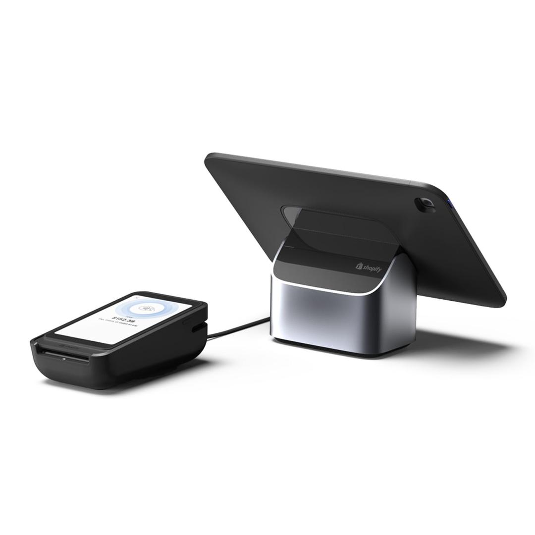 POS Terminal Countertop Kit for Lightning iPads - Point of Sale Machine & Tablet Stand for in-Store Retail - All-in-One Credit Card Reader, Terminal, Software