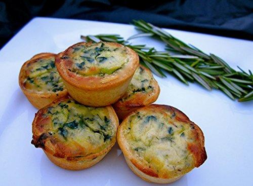 Order Tasty Quiche Florentine - Gourmet Frozen Appetizers (40 Piece Tray)