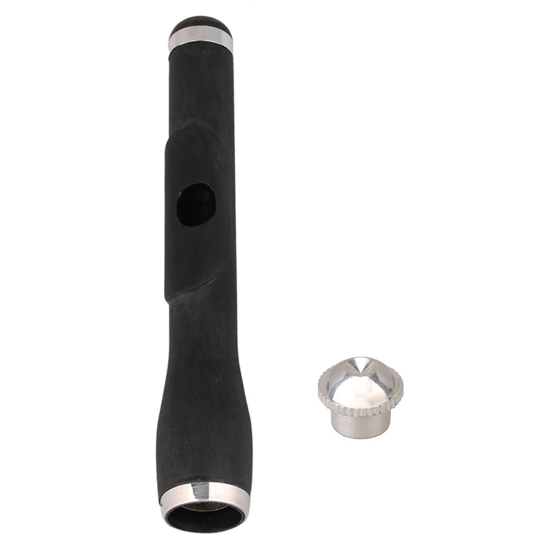 Composite Wood Flute Head Joint Headjoint Mouthpiece Joint Replacement Parts(black)