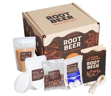 Craft A Brew - Root Beer Kit - DIY Root Beer Making Kit - Make Your Own Craft Root Beer - Complete Equipment and Supplies - Starter Home Brewing Kit - 1 Gallon