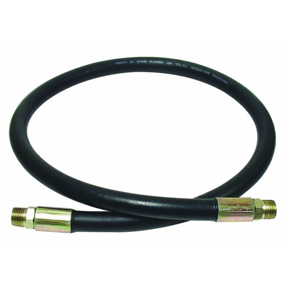 Apache 98398244 3/8" x 72" 2-Wire Hydraulic Hose Male x Male Assembly