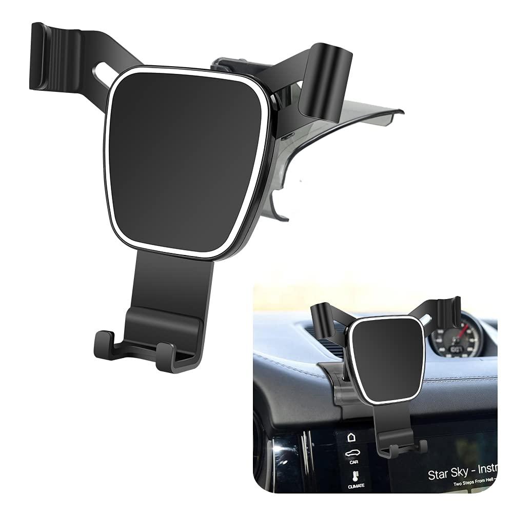 Car Phone Holder for 2015-2025 Porsche Macan and 2019-2023 Cayenne Auto Accessories Navigation Bracket Interior Decoration Mobile Cell Phone Mount