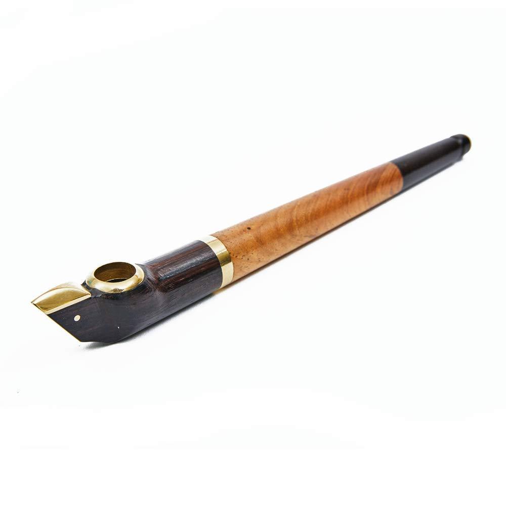 Zephyr Two Tone Medwakh Pipe with 9mm internal Filter - Smoking Tobacco Pipe Dokha Medwakh