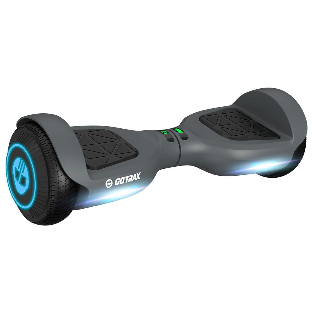 Gotrax Hoverboard with 6.5" LED Wheels & Headlight, Max 4/6 Miles Range, 6.2mph Power by Dual Brushless Motor, UL2272 Certified and 50.4Wh/93.6Wh Battery Self Balancing Scooters for 44-176lbs Kids