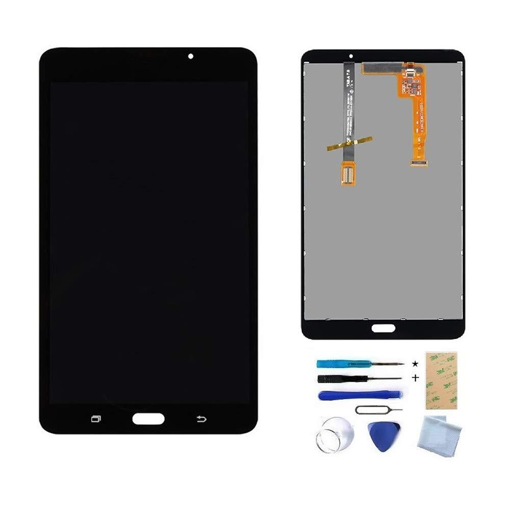 XR MARKET Compatible Samsung Galaxy SM-T280 Screen Replacement, LCD Display Touch Digitizer Assembly, for Tab A 7.0 WiFi Tablet (Not for 3G Version & T285 & No Earpiece Hole) Black