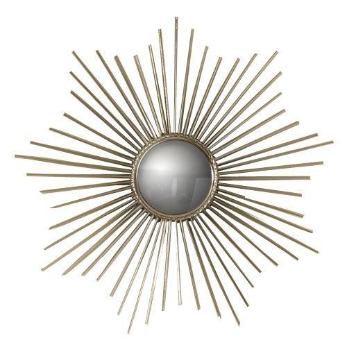 Global Views Sunburst Mirror-Nickel Home Decor