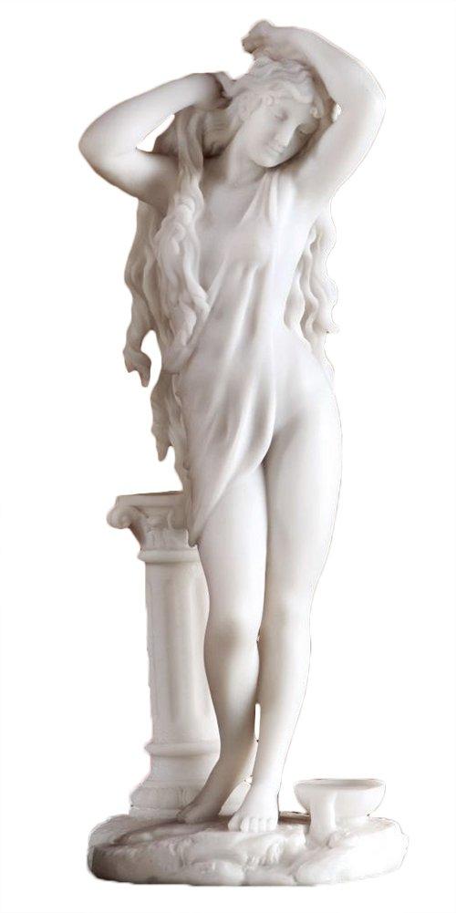 Top Collection 11.25" Aphrodite Statue - Greek Roman Goddess Sculpture in White Marble Finish - Venus Greek Goddess of Love Statuette