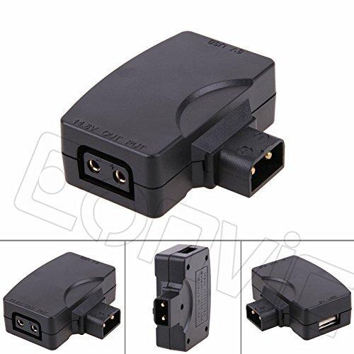 Eonvic 5V Dtap to USB Battery Converter for Sony V-Mount Camera Battery/Bluetooth Audio Transmitter and Monitors