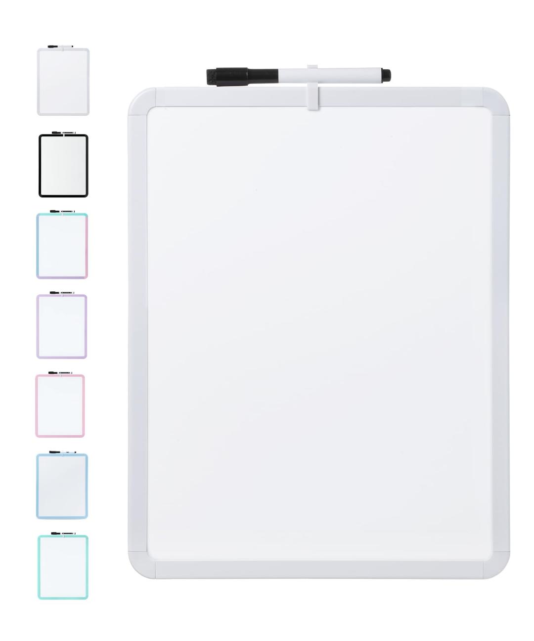 Mr. Pen- Dry Erase Board, 14” x 11” with a Black Dry Erase Marker, Small Mini White Board for Kids, Students