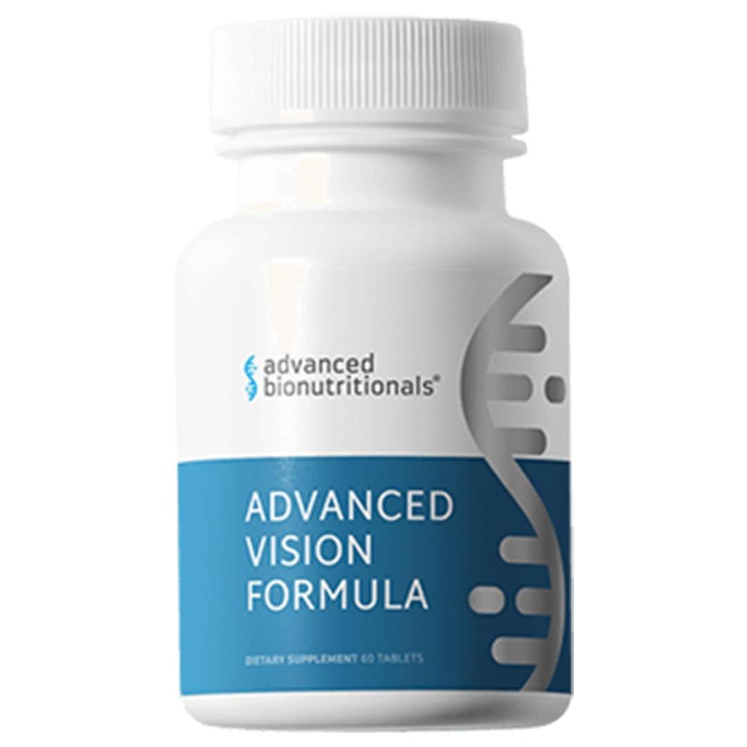 Advanced Bionutritionals – Advanced Vision Formula Supplement, Healthy Vision, Eye Function Support, Eye Vitamins, Lutein, Zeaxanthin, Vitamin A, C, Zinc, Gluten Free, Dairy Free, Vegan (60 Tablets)