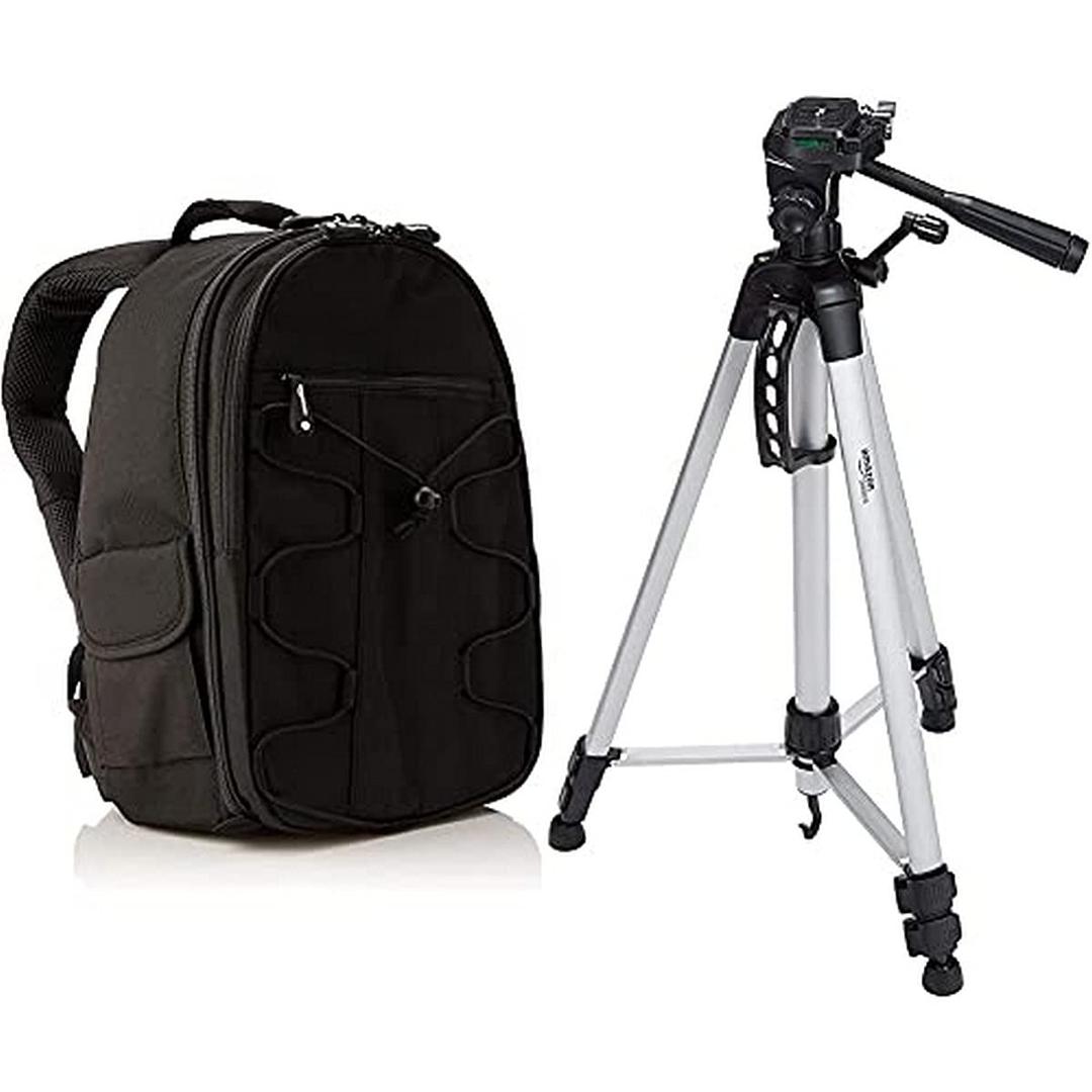 Amazon Basics Backpack + Tripod with Bag