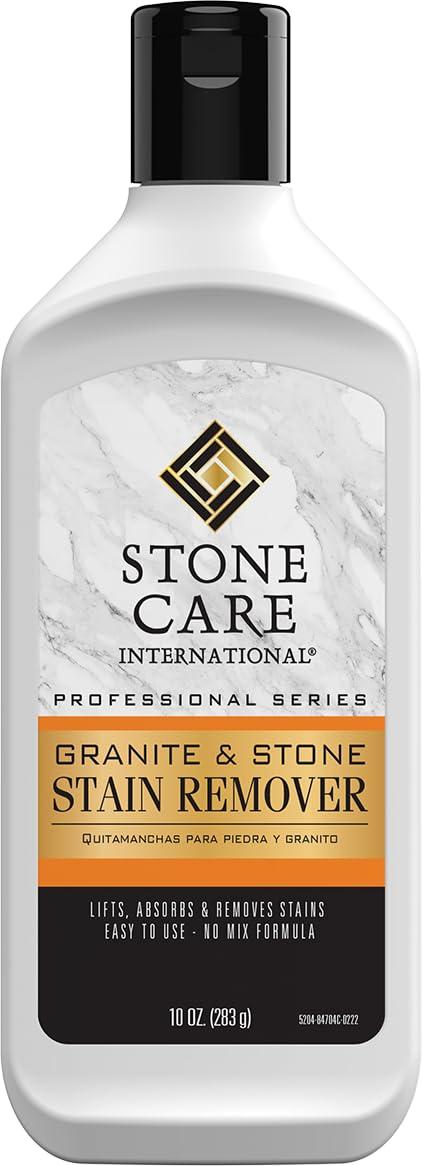 Stone Care InternationalStone Stain Remover - 10 Ounce - Stain Remover for Food, Coffee, Red Wine, Ink, Mildew, Oil Stains